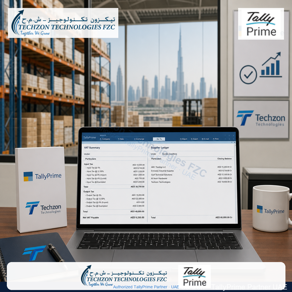 TallyPrime in Ajman — VAT, Corporate Tax and SME accounting