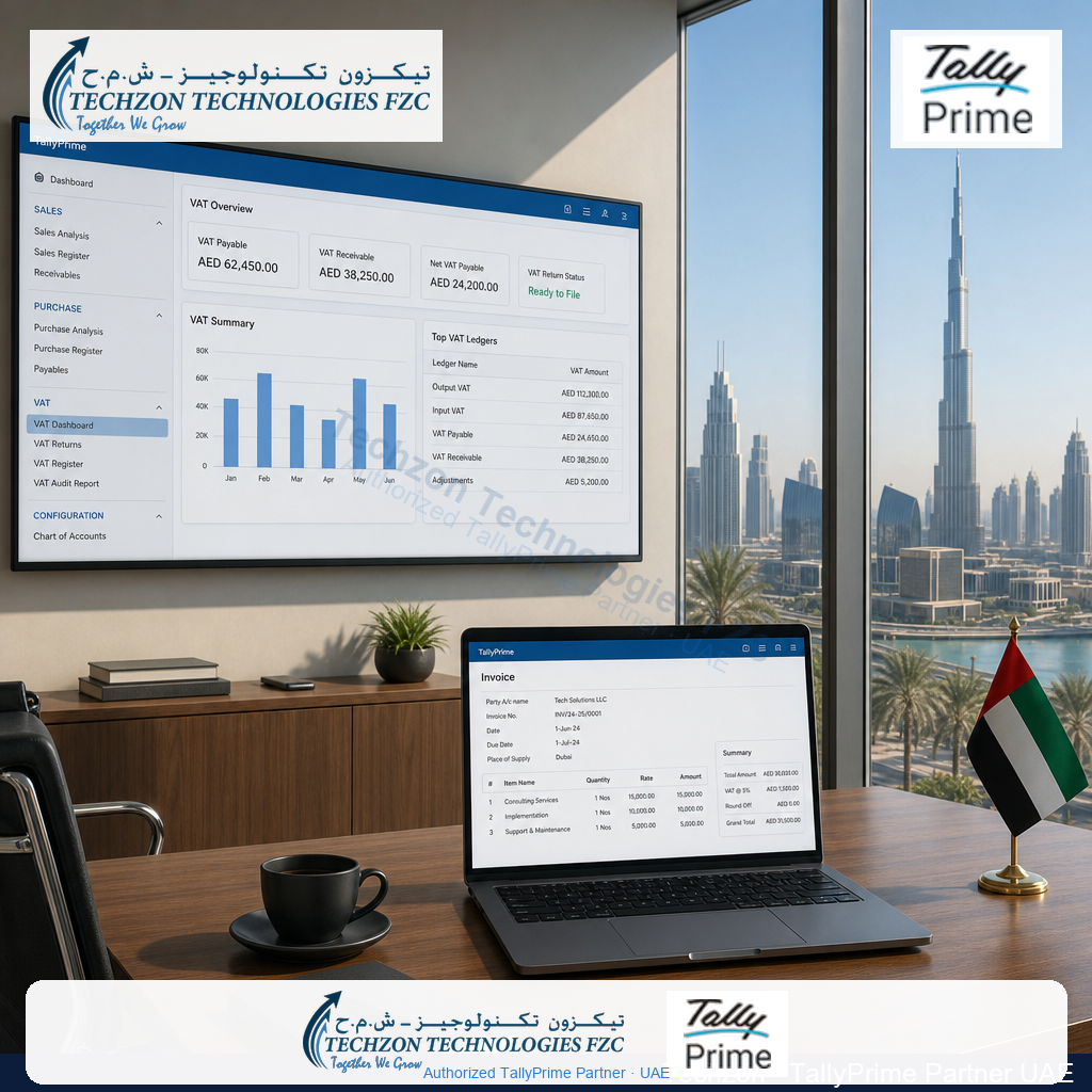 TallyPrime in Dubai: VAT, Corporate Tax & SME Accounting